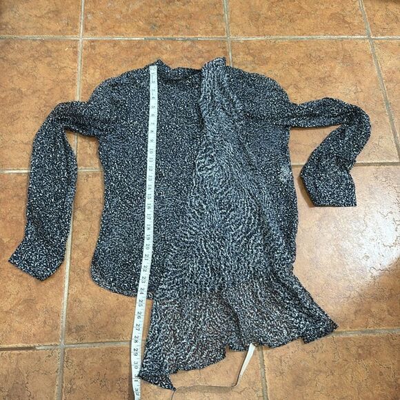 Balenciaga Silk Scarf Sheer Blouse size 40 - Picture 12 of 12